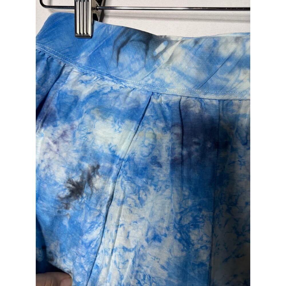 Raquel Allegra Blue white Tie-Dye Easy Lounge Pants sz 0 US XS - Picture 9 of 9